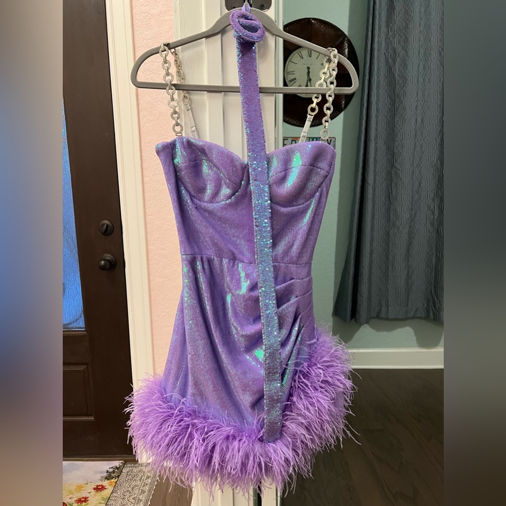 Nadine Merabi, Fifi purple dress - Picture 6 of 7